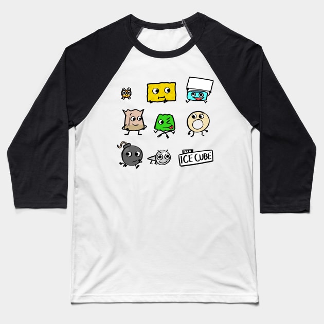 BFB TEAM ICE CUBE Pack Baseball T-Shirt by MsBonnie